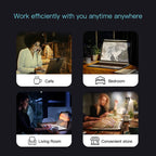 Laptop Screen Hanging Lamp – Eye Protection LED Light, Adjustable Brightness, Space-Saving Design for Monitors & Laptops