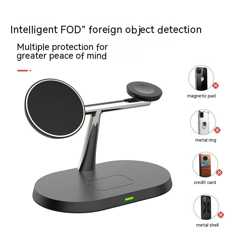 Magnetic 3-in-1 Wireless Charger