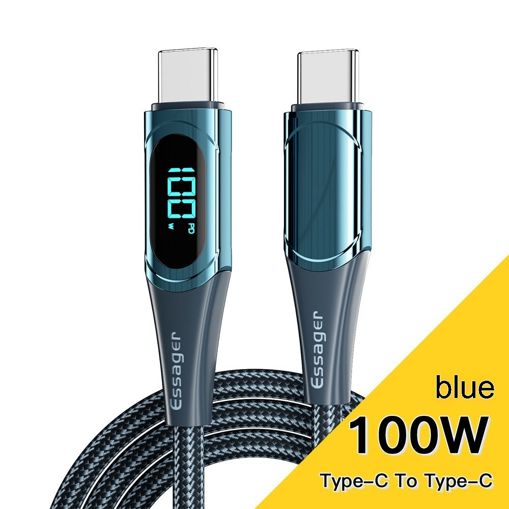 Dual Type-C Super Fast Charging Data Cable