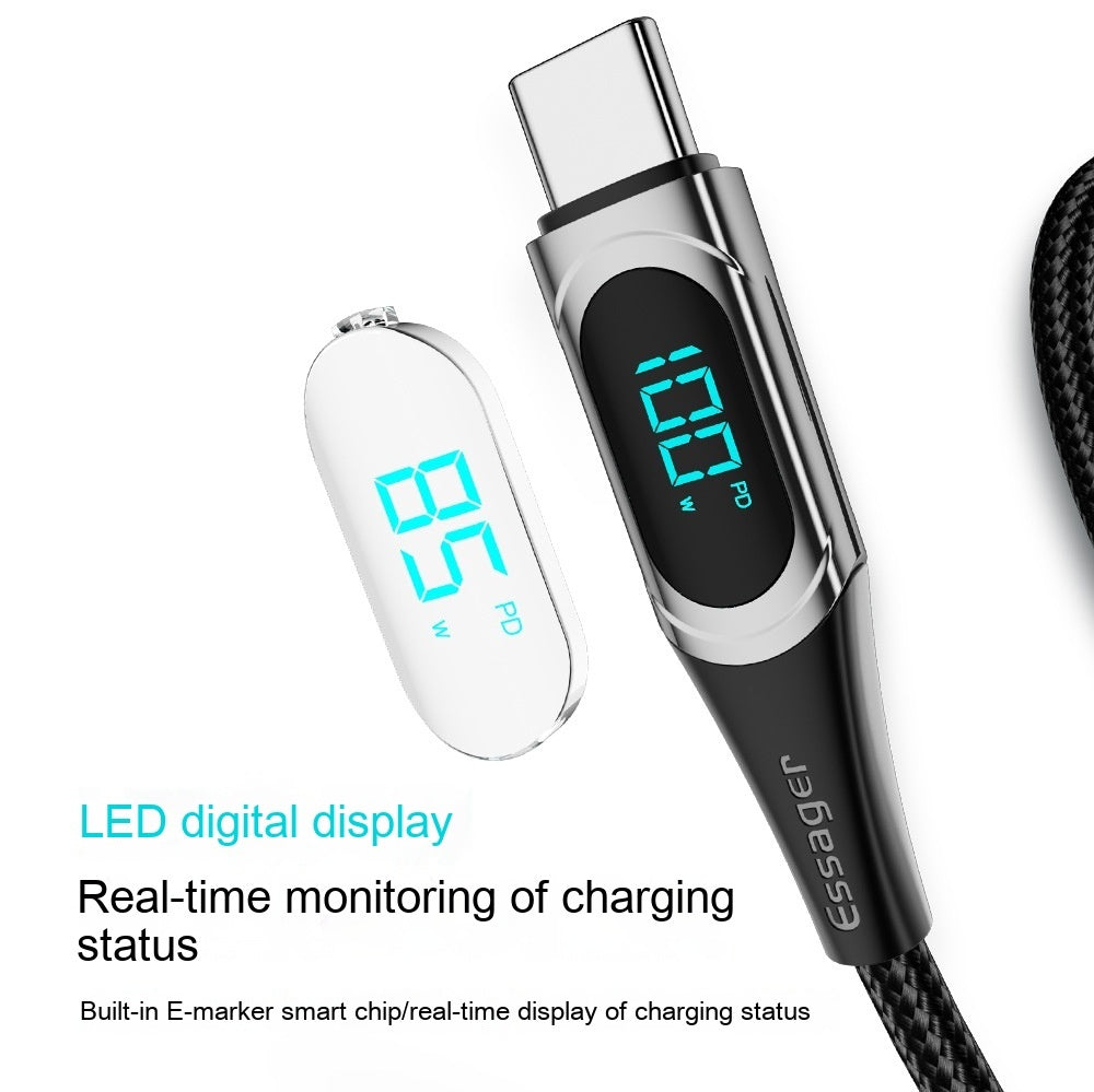Dual Type-C Super Fast Charging Data Cable