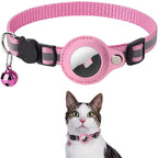 AirTag Cat Collar with Cover – Reflective Safety Design