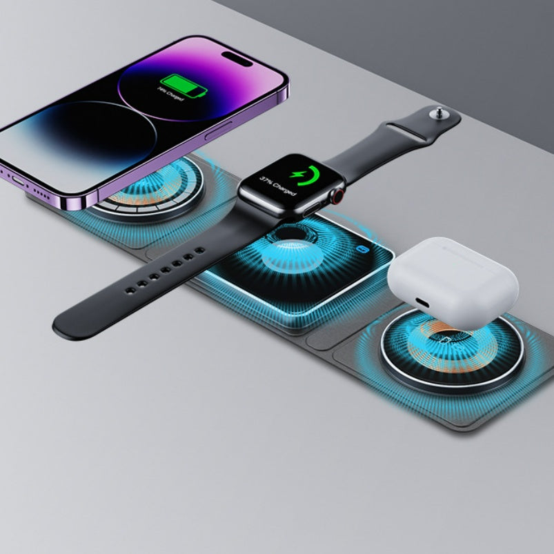 Magnetic Wireless Charger Multifunctional Three-in-one Wireless Charger Electrical Appliances