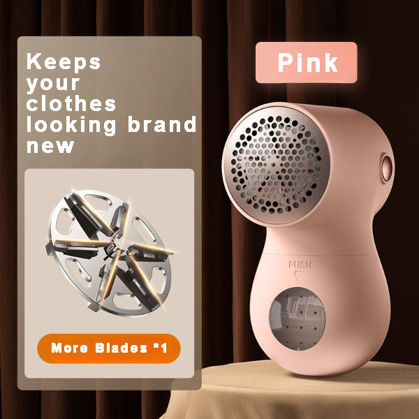 Portable Fabric Shaver – Smart LED Lint Remover USB Charging