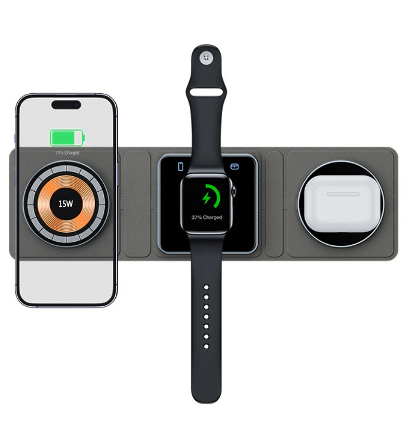 Magnetic Wireless Charger Multifunctional Three-in-one Wireless Charger Electrical Appliances