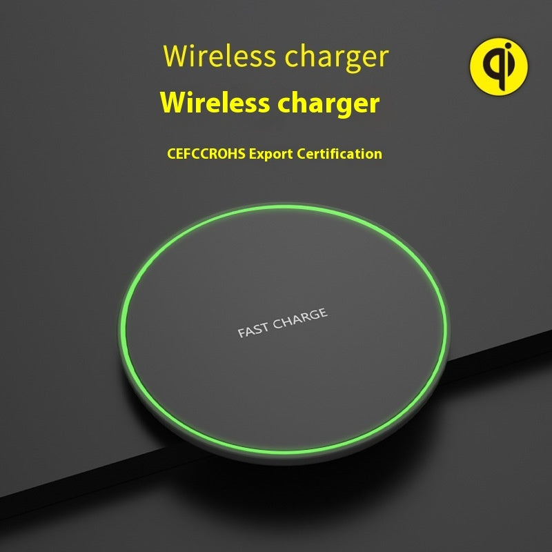 Desktop Phone Ultra Thin Round Wireless Charger