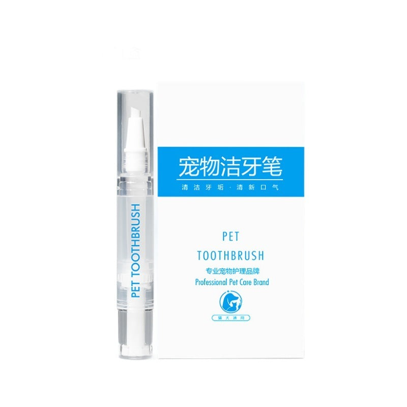 Teeth cleaning pen for cats and dogs