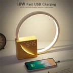 Touch table clock and wall lamp