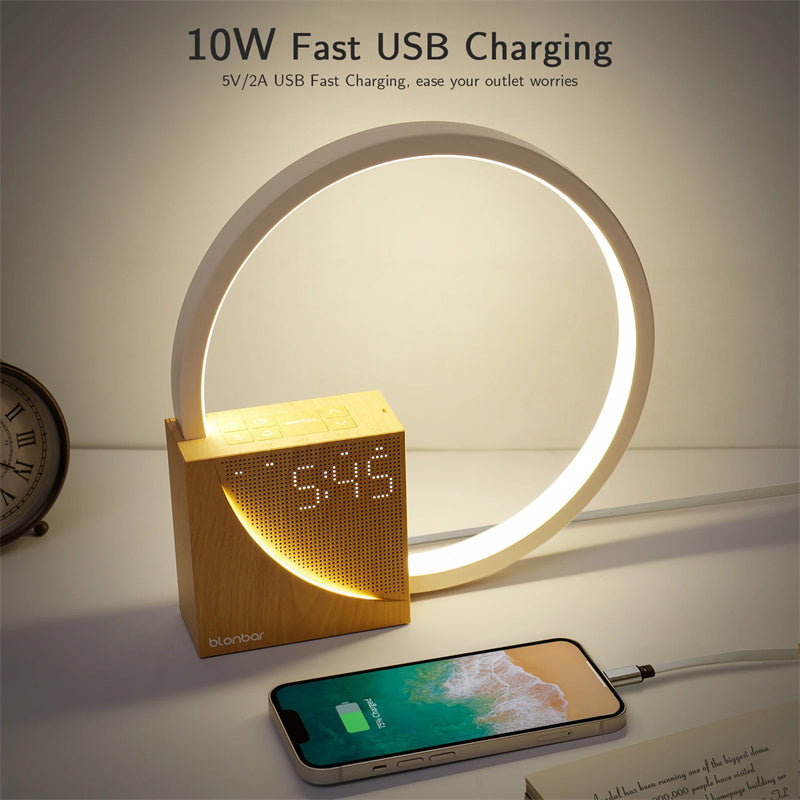 Touch table clock and wall lamp