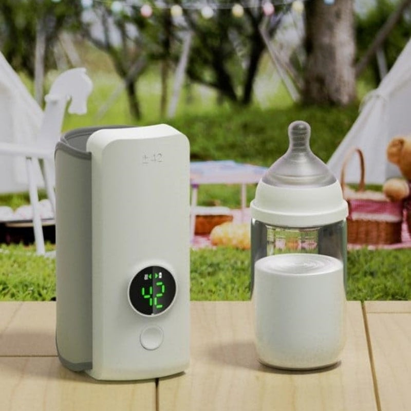 Portable Baby Bottle Warmer – USB Rechargeable Milk Heating Bag with Constant Temperature