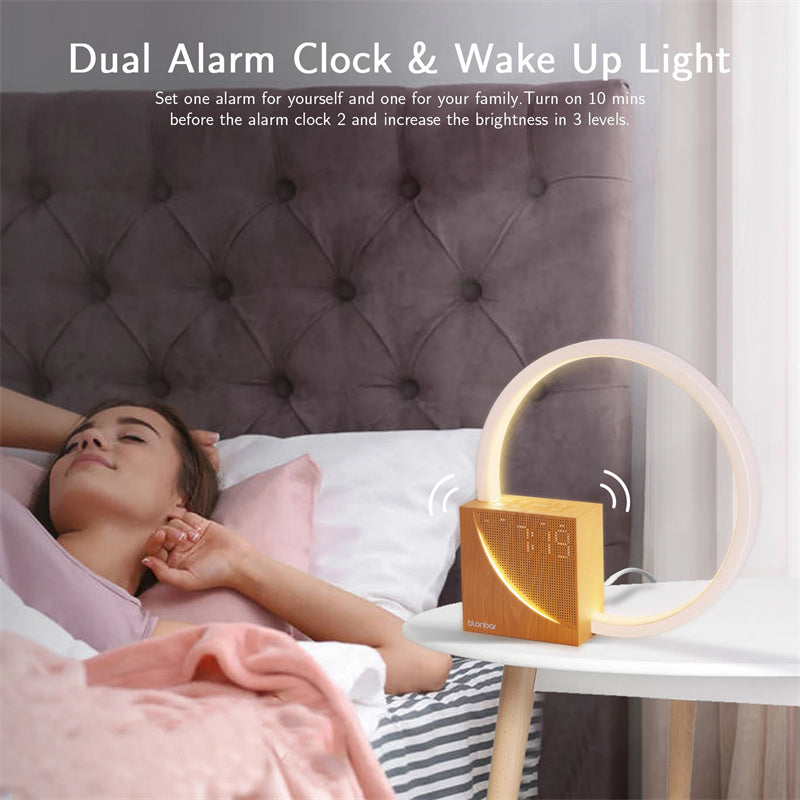 Touch table clock and wall lamp