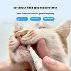 Teeth cleaning pen for cats and dogs
