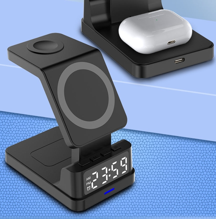 Magnetic Wireless Charger with Clock