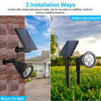 Solar Powered Outdoor Spotlight