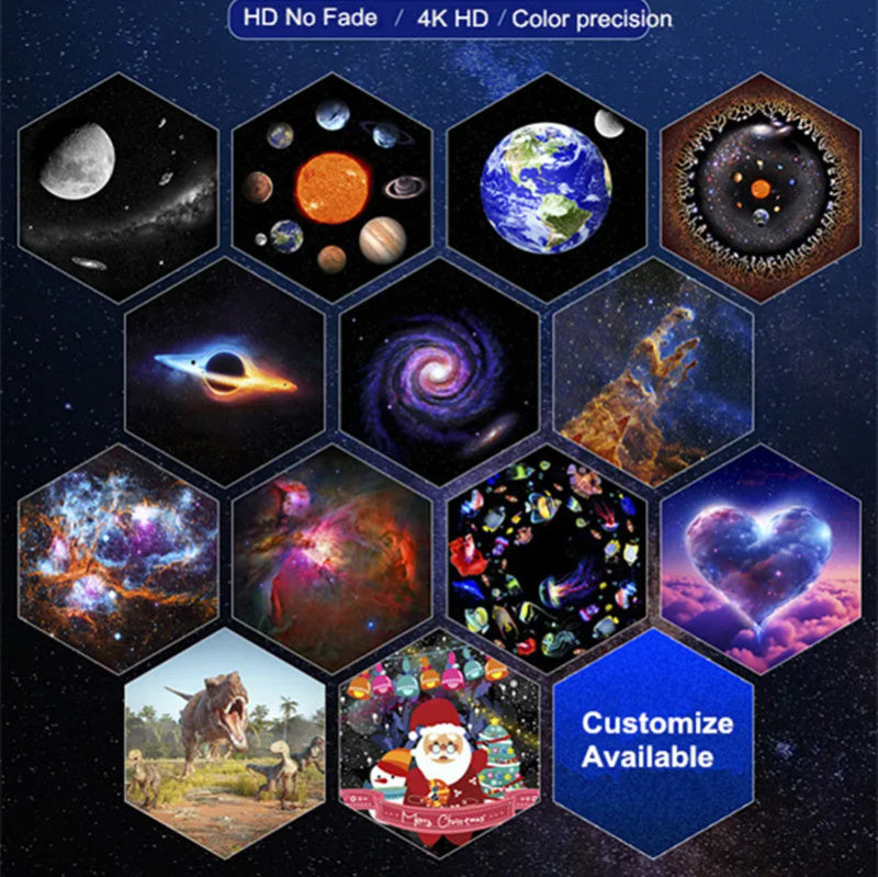 Dynamic Meteor Clear Galaxy Projector Lamp Planetarium Projector Lights Gift for Kids