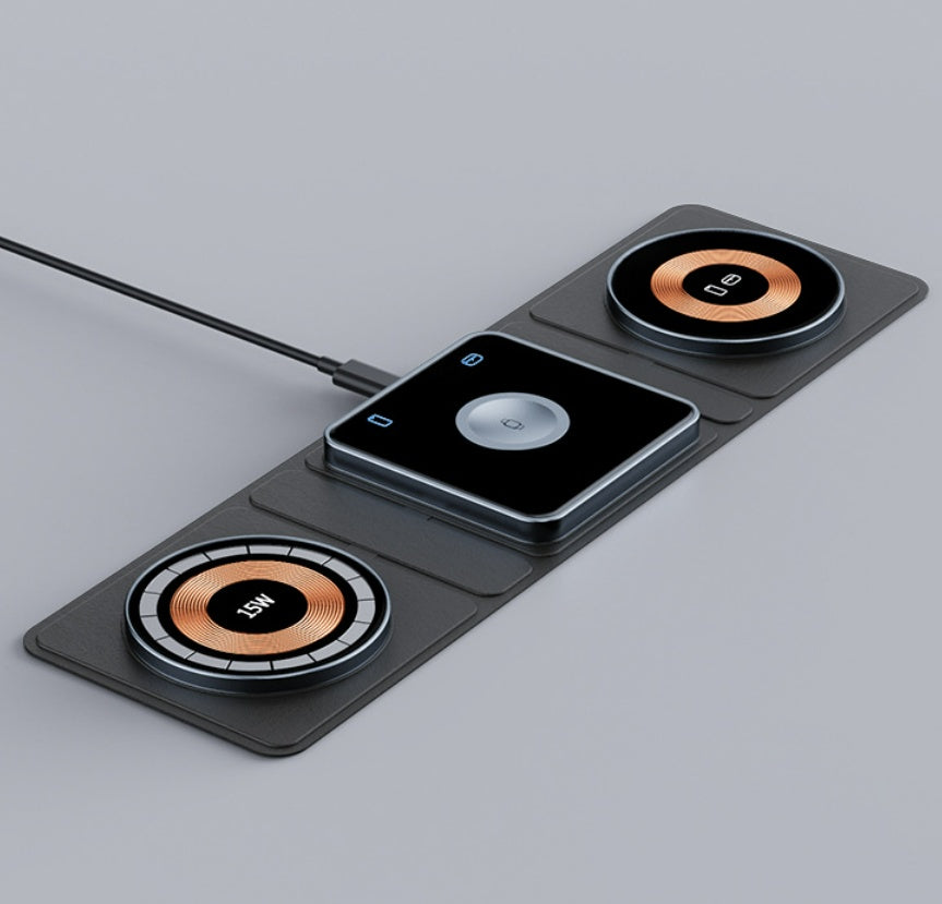 Magnetic Wireless Charger Multifunctional Three-in-one Wireless Charger Electrical Appliances