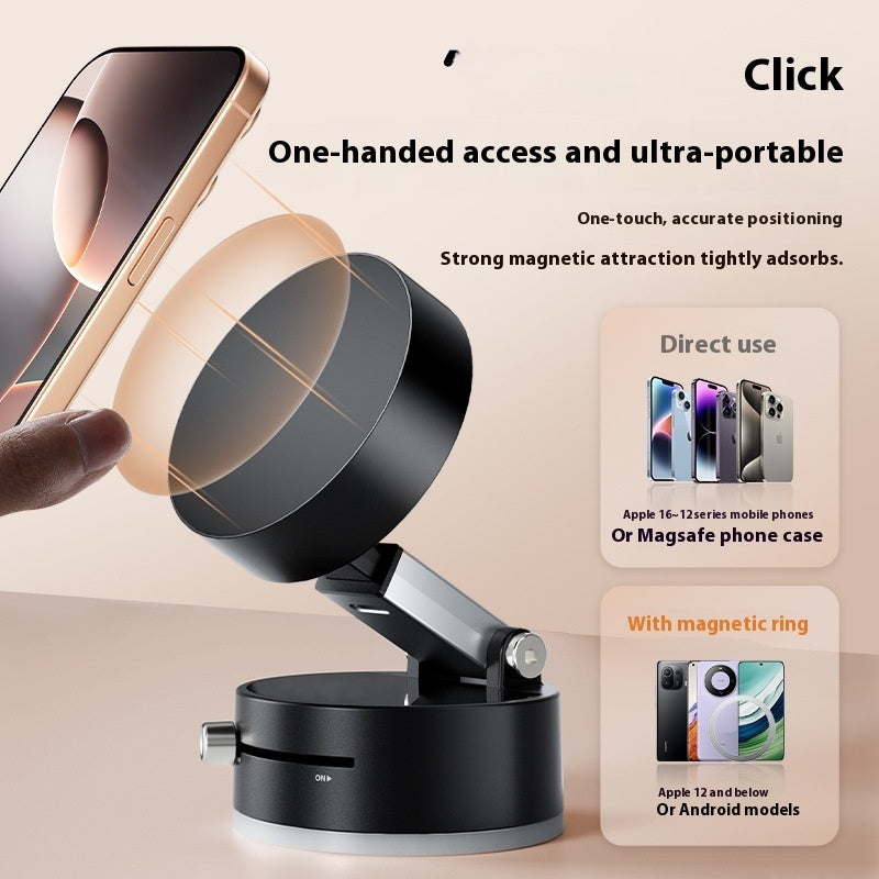 Vacuum Car Phone Holder for Hands-Free Smartphones