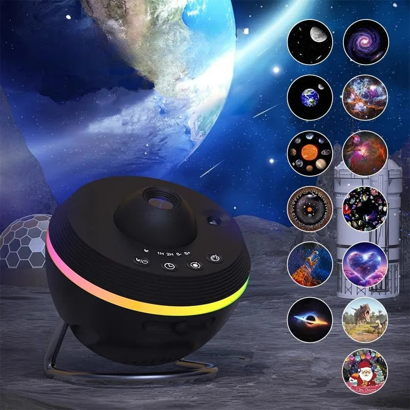 Dynamic Meteor Clear Galaxy Projector Lamp Planetarium Projector Lights Gift for Kids