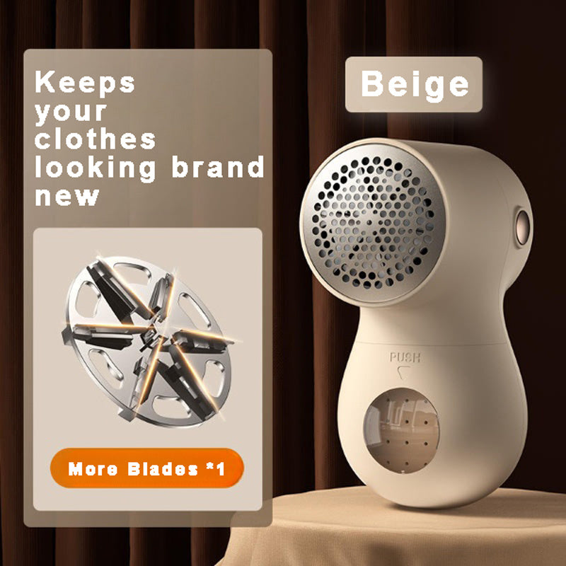 Portable Fabric Shaver – Smart LED Lint Remover USB Charging
