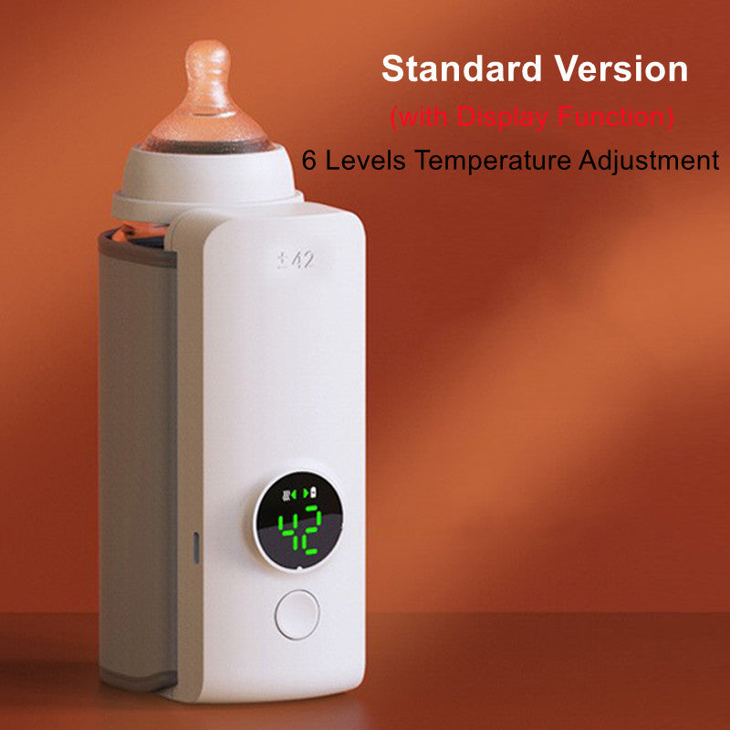 Portable Baby Bottle Warmer – USB Rechargeable Milk Heating Bag with Constant Temperature