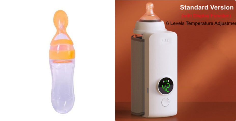 Portable Baby Bottle Warmer – USB Rechargeable Milk Heating Bag with Constant Temperature
