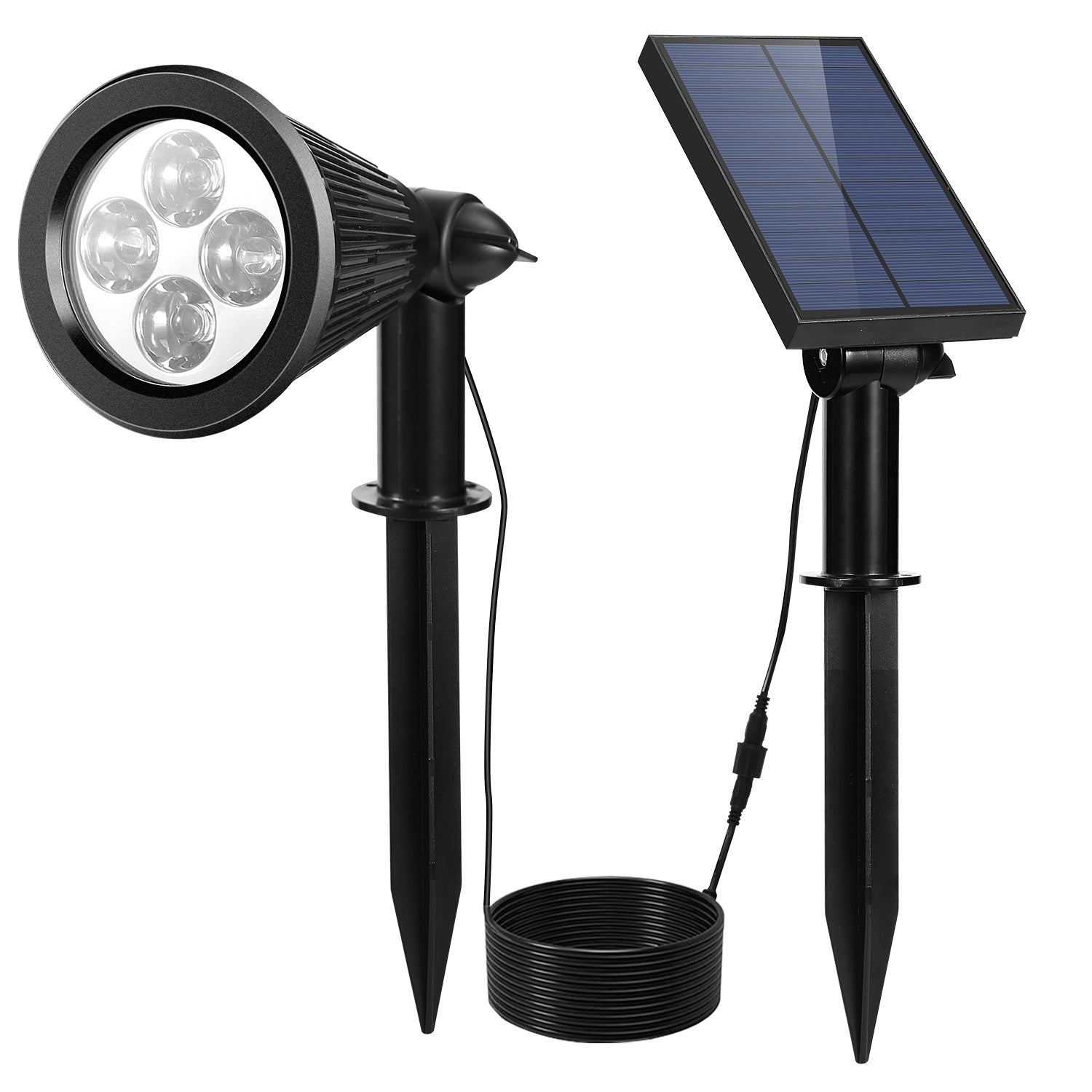 Solar Powered Outdoor Spotlight
