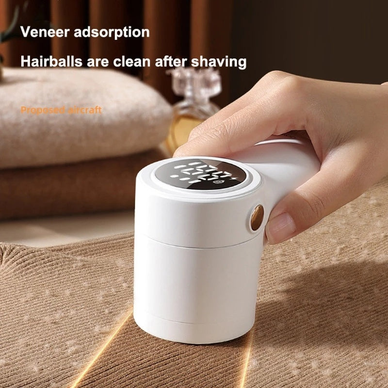 Portable Fabric Shaver – Smart LED Lint Remover USB Charging